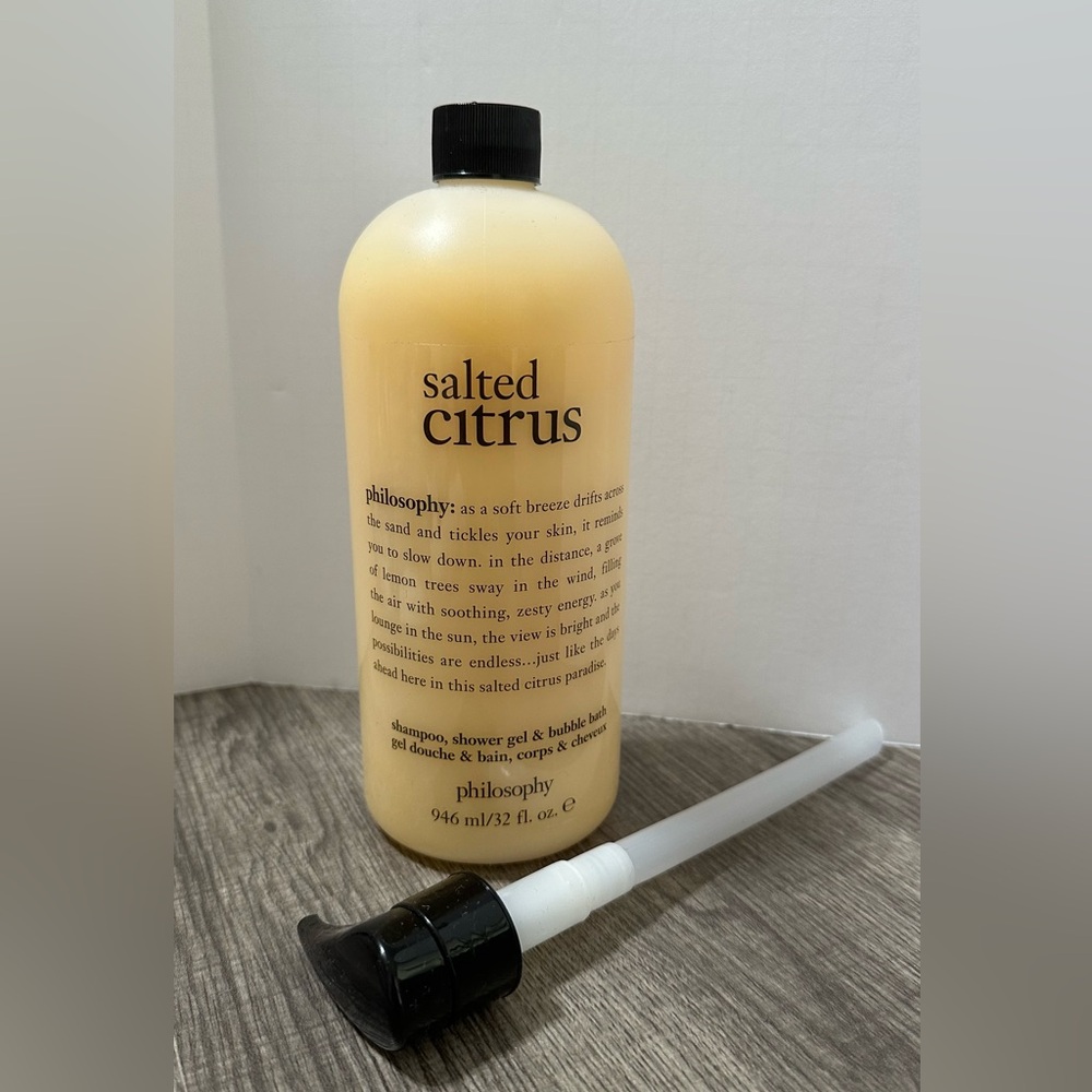 Philosophy Salted Citrus Shampoo, Shower Gel & Bubble Bath 32fl.oz